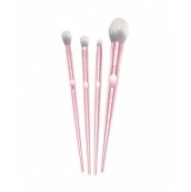 Anguoer Beauty Tool Cosmetic Brush Set 5 pcs Pink